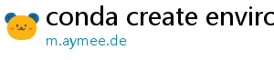 conda create environment