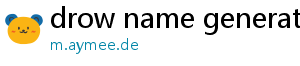 drow name generator